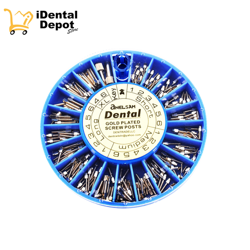 [JWEND-S00] PIN DORADOS ESTUCHE CON 240 ENDO POSTE ANELSAM