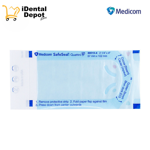 [MEDICOM88015-4] BOLSA PARA ESTERILIZAR 2 1/4 X 4
