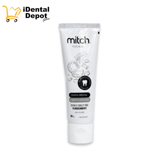 [MITCHCA] Pasta Dental Mitch Premium Carbón Activado 100ml Sin Flúor