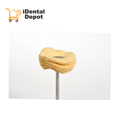 [219-0050] DISCO MONTADO DE PIEL 2.5CM - BORLA