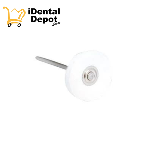 [219-0070] DISCO MONTADO DE ALGODON 2.5CM - BORLA