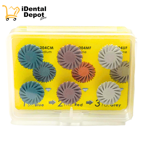 [ABR001] KIT PULIDO CP6001 (RESINA, CERAMICA, ZIRCONIA)