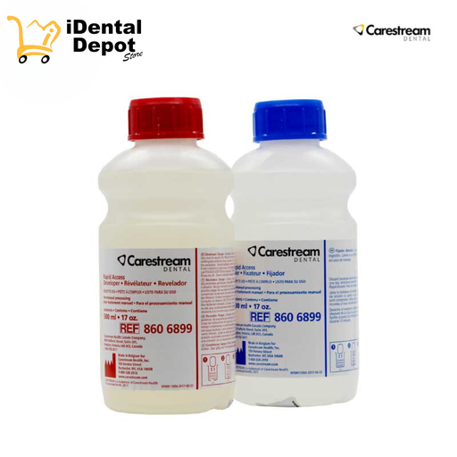 [KM183-83741] REVELADOR Y FIJADOR - JGO. LIQUIDOS CHICOS 500 ML. CARESTREAM