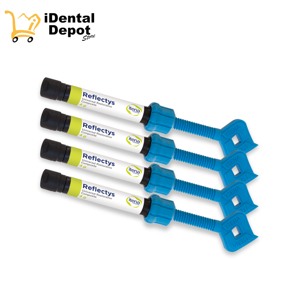 Prime-Dent Kit 4 Siringhe Composite Dentali Cura Della Luce Scorrevole - B2