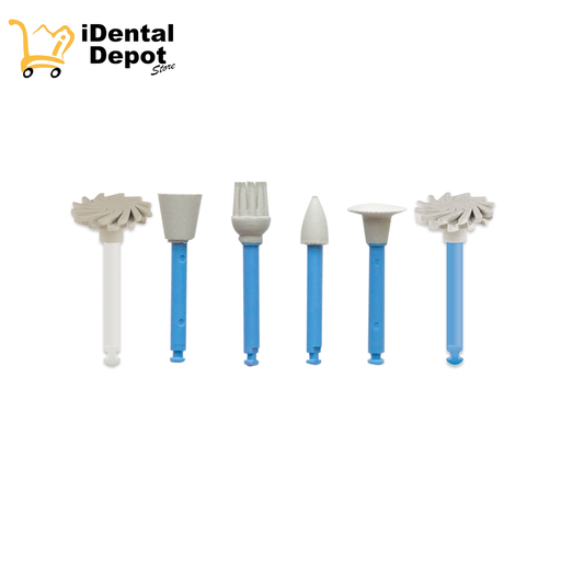 [PLASSORT-6] POLISHD SET OF 6 ONE - STEP COMPOSITE POLISHERS 