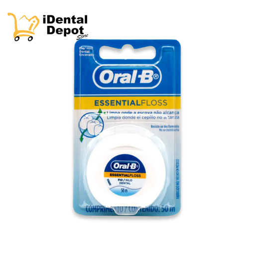 [7800005082024] HILO DENTAL ESSENTIAL FLOSS CON CERA 50 MTS ORAL-B