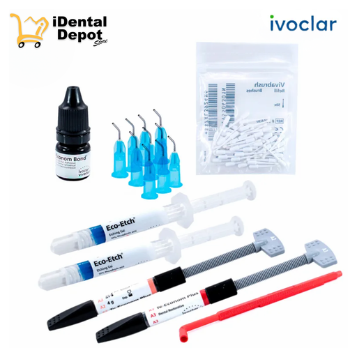 [VIVA610908] KIT DE RESINA - TE ECONOM PLUS INTRO PACK 2X4G (A2 A3) + 1 ACIDO EXTRA