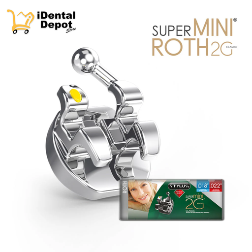 [03-08 CLA-10.115] SET BRACKET ROTH .022 SUPERMINI 2a GENERACION STYLUS - AhKimPech
