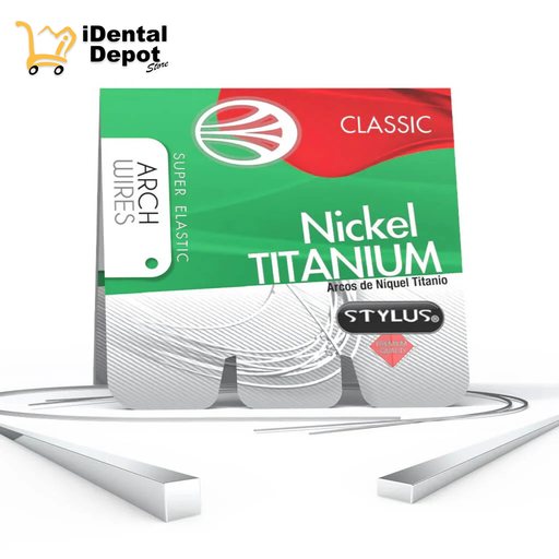 [02-01 ANC-10.155] ARCO NI-TI CLASSIC .016 X .016 L PAQ. C/10 PZAS. STYLUS - AhKimPech