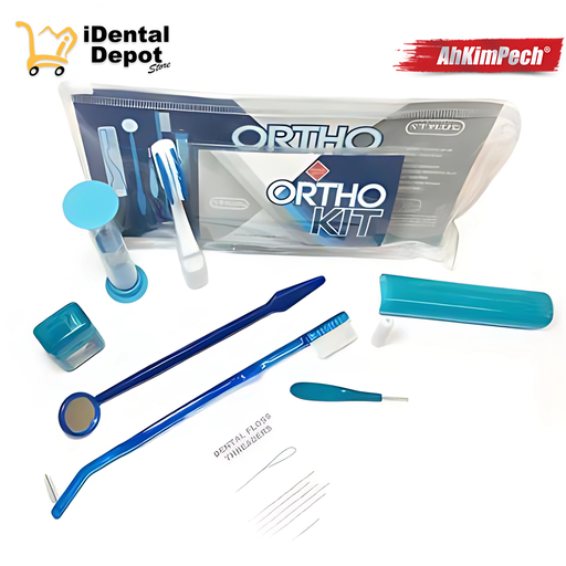[07-12 STY-10.100] ORTHO KIT´S BLUE (KIT DE HIGIENE PARA BRACKETS / ORTODONCIA) - AhKimPech