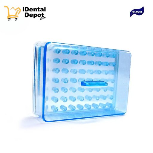 [FOXVC63] FRESERO PLASTICO PARA 63 FRESAS FOX AZUL
