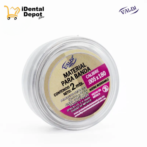 [VALDIMB005] MATERIAL PARA BANDA .005X180 VALDI