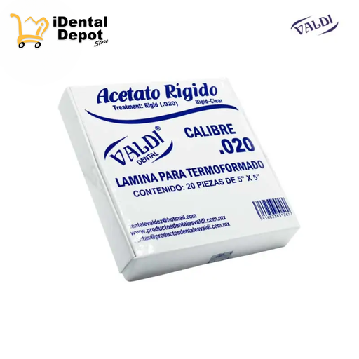 [VALDIACR20] ACETATO RIGIDO NO. 20 VALDI
