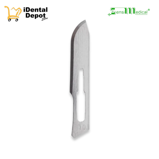 [SENSI10] HOJA BISTURI #10 SENSIMEDICAL DE ACERO AL CARBON