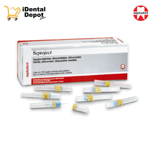 [SEP013] AGUJAS SEPTOJECT 30 EXTRA CORTA C/100