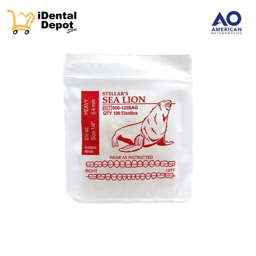 [AO15000-122P5] LIGAS INTRAORALES 6.5oz.1/4 SEA LEON