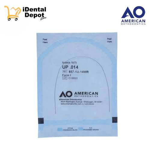 [AO01857-1U-14WR] ARCO ICONIX ESTETICO NITI .014 SUPERIOR INDIVIDUAL