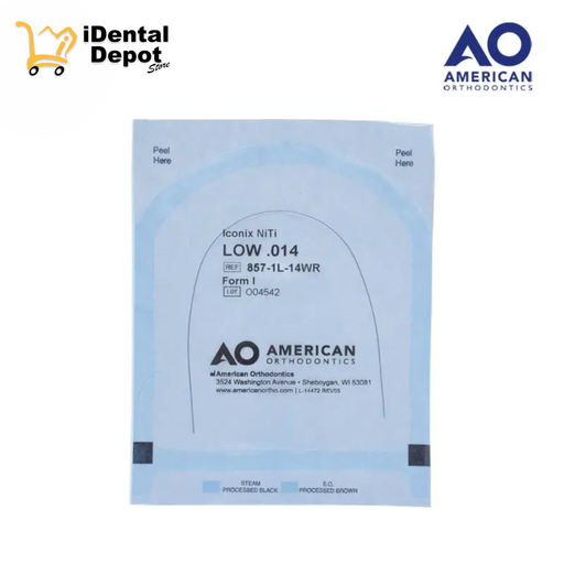 [AO02857-1L-14WR] ARCO ICONIX ESTETICO NITI .014 INFERIOR INDIVIDUAL