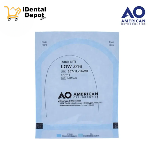 [AO04857-1L-16WR] ARCO ICONIX ESTETICO NITI .016 INFERIOR INDIVIDUAL