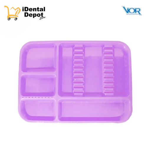 [VORCHCDLIL] CHAROLA PLASTICO ACANALADA LILA (VOR)