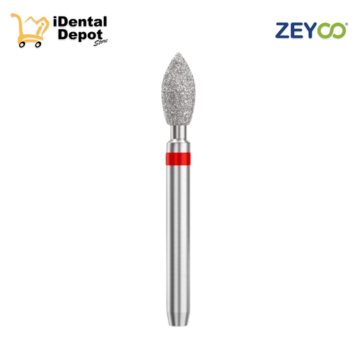 [ZE-10-3118F] FRESA ZEYCO DIAMANTE 368-023 FLAMA FINA CAJA C/10 PZAS BLISTER INDIVIDUAL