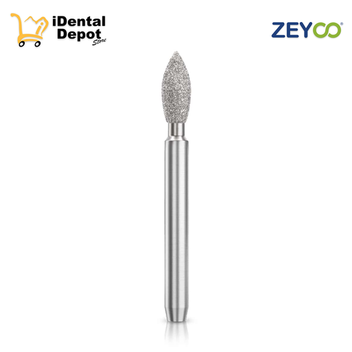 [ZE-10-3117M] FRESA ZEYCO DIAMANTE 368-020 FLAMA MED CAJA C/10 PZAS BLISTER INDIVIDUAL