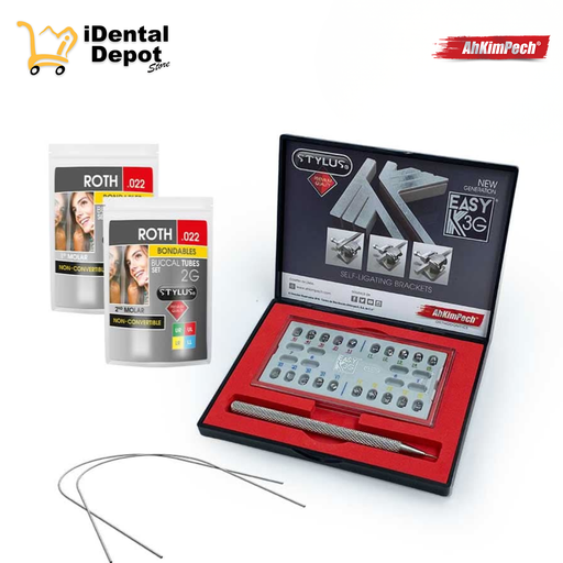 [03-09 EAS-10.130] SET BRACKET ROTH .022 EASY K NUEVA GENERACION