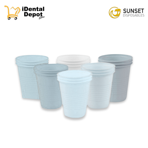 [14-0066] SS CLASSIC PLASTIC CUPS C/50 AZUL