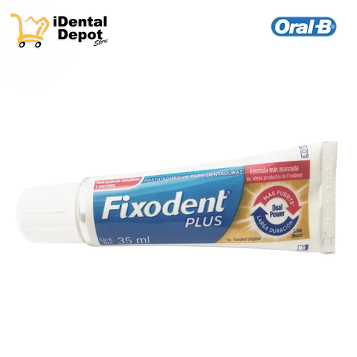 [7506339394733] FIXODENT PLUS SABOR NEUTRO 35 ML 