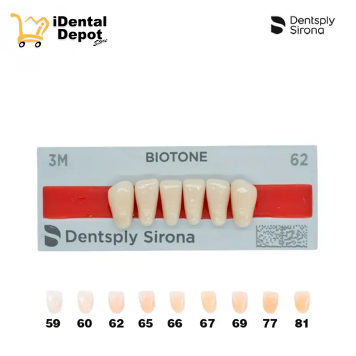 [DPM01130276362] DIENTE ACRILICO ANT 3M-INF-62 BIOTONE