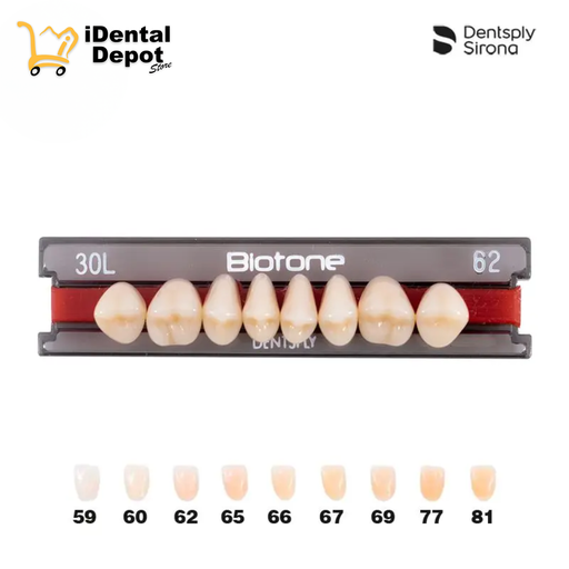 [DPM01130283362] DIENTE ACRILICO POST 30L-SUP-62 BIOTONE