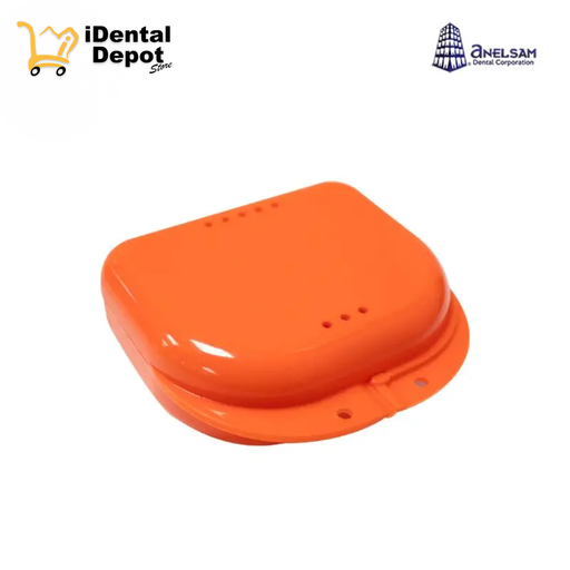 [WUHANCONAR] CAJA ORTHO PLASTICO SIN CORDON NARANJA ANELSAM