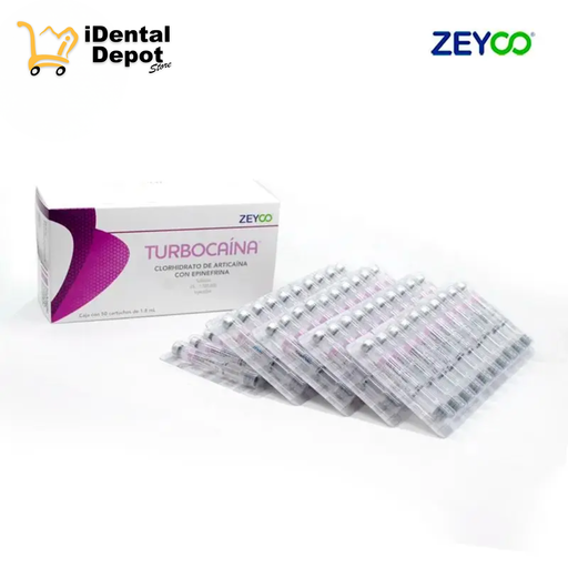 [ADZT470] TURBOCAINA PLASTICO ARTICAINA 4% CON EPINEFRINA CARTUCHO CON 50