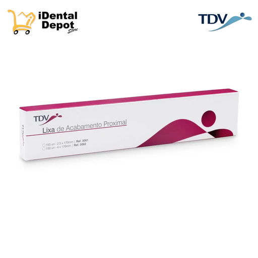 [T-3065] LIJA TERMINACION PROXIMAL - 100 TIRAS 2.5MM X 170MM
